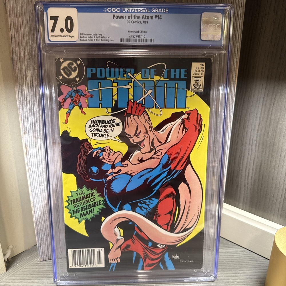 Power of the Atom Comic #14 By DC Comics (1989) Fine Condition CGC 7